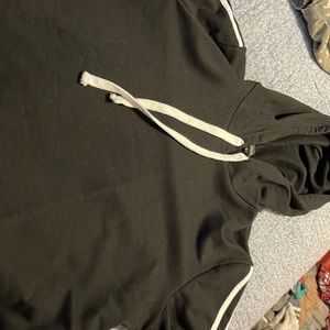 Black crop top short sleeve